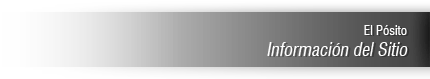 información del sitio